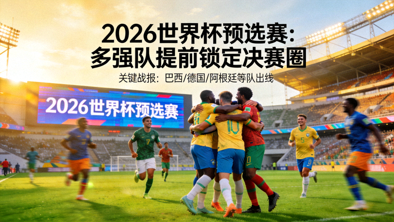2026年世界杯预选赛激烈进行中，多支强队提前锁定决赛圈席位，足球赛事新闻图片