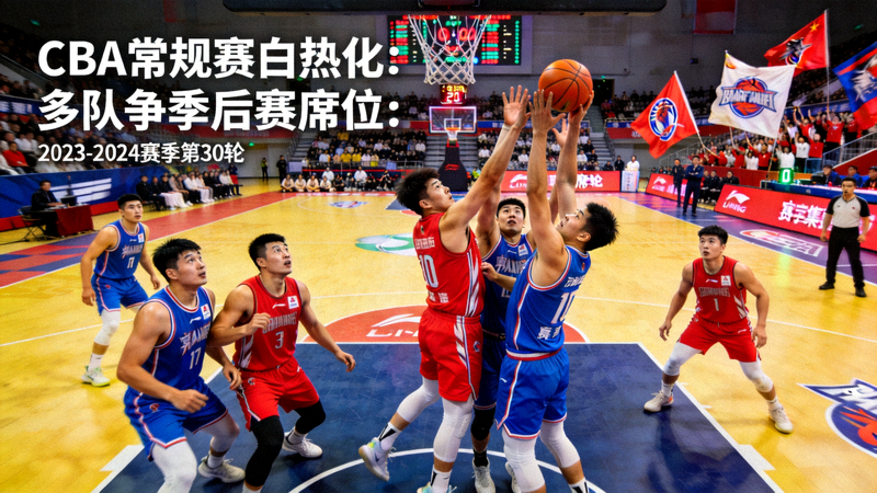 CBA联赛常规赛进入白热化阶段，多支球队争夺季后赛席位，篮球赛事新闻图片