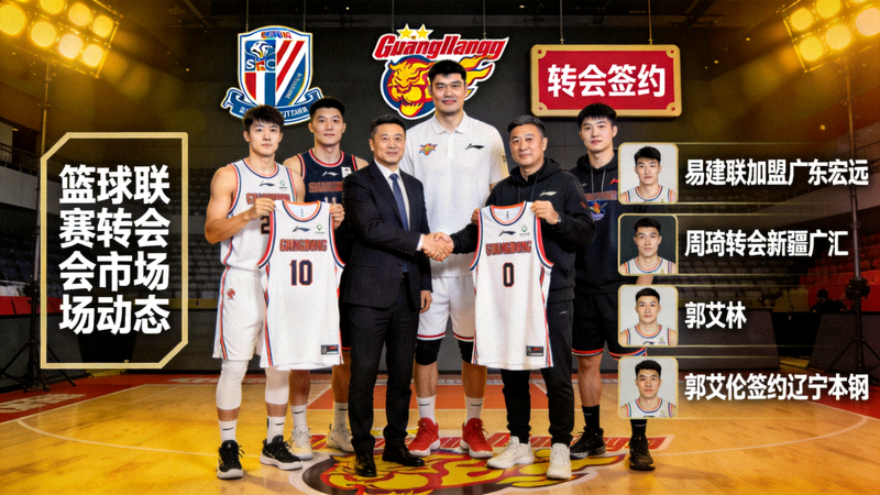 篮球联赛转会市场动态，多名国手级球员更换球队，篮球转会新闻图片