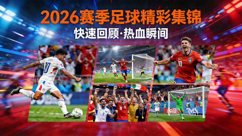 足球短视频集锦封面，快速回顾2026赛季精彩赛事片段